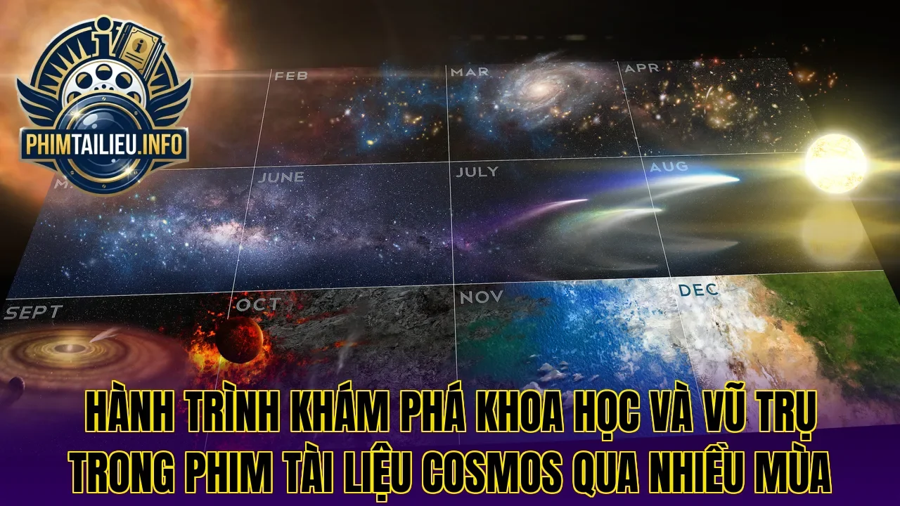 Hành trình khám phá khoa học và vũ trụ trong phim tài liệu Cosmos qua nhiều mùa