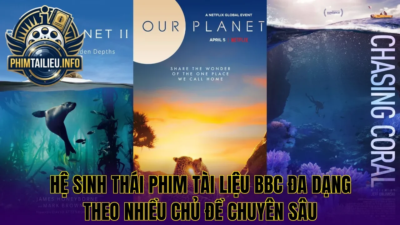 Hệ sinh thái phim tài liệu BBC đa dạng theo nhiều chủ đề chuyên sâu