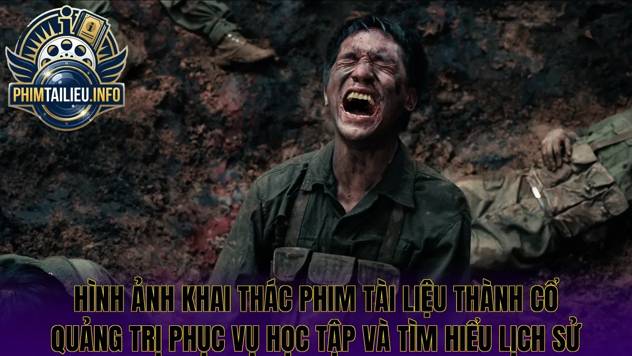 Hình ảnh khai thác phim tài liệu Thành cổ Quảng Trị phục vụ học tập và tìm hiểu lịch sử