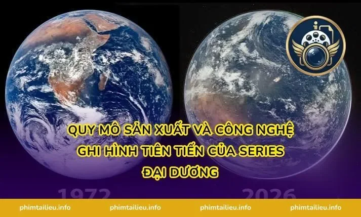 Quy mô sản xuất và công nghệ ghi hình tiên tiến của series đại dương